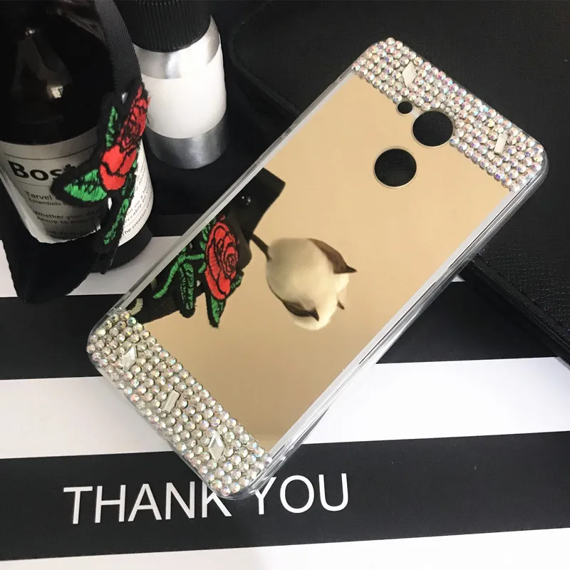 Для huawei honor 7a pro 5A 6c Блестящий Алмазный зеркальный чехол для Huawe Y6 2017 p9 lite mini y9 2018 y6 Y5