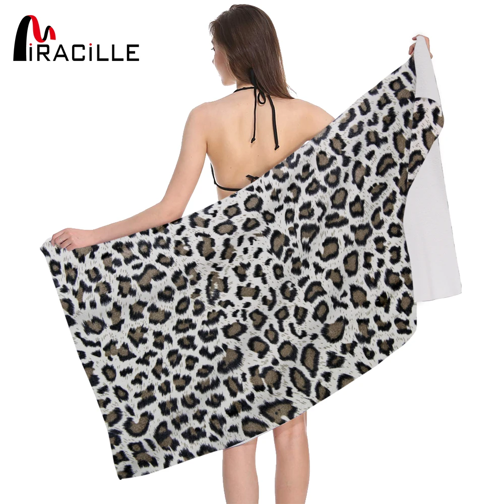 Miracille Black Dot Bath Towel Leopard Design Towels Bathroom Absorbent Drying Swimwear Beach Towels Woman Beach Mat For Holiday
Miracille Black Dot Bath Towel Leopard Design Towels Bathroom Absorbent Drying Swimwear Beach Towels Woman Beach Mat For Holiday