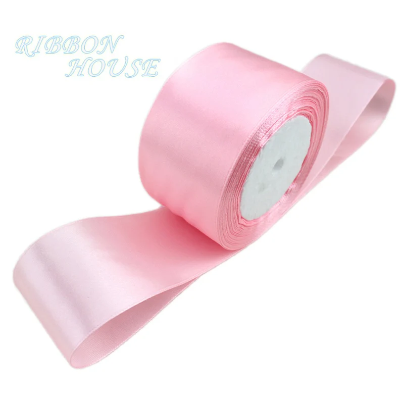 (25 yards/roll) 2'' (50mm) Pink single face satin ribbon webbing decoration gift christmas ribbons
(25 yards/roll) 2'' (50mm) Pink single face satin ribbon webbing decoration gift christmas ribbons