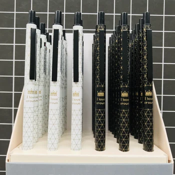 2PCS/lot Metal Golden Crown Press Automatic Mechanical Pencils School Office Supply Student Stationery 0.5mm
2PCS/lot Metal Golden Crown Press Automatic Mechanical Pencils School Office Supply Student Stationery 0.5mm