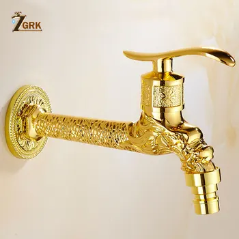 ZGRK Antique Carving Brass Taps Single Handle Deck Mount Cold And Hot Water Balcony Washing Basin Faucet Washing Machine Faucet
ZGRK Antique Carving Brass Taps Single Handle Deck Mount Cold And Hot Water Balcony Washing Basin Faucet Washing Machine Faucet