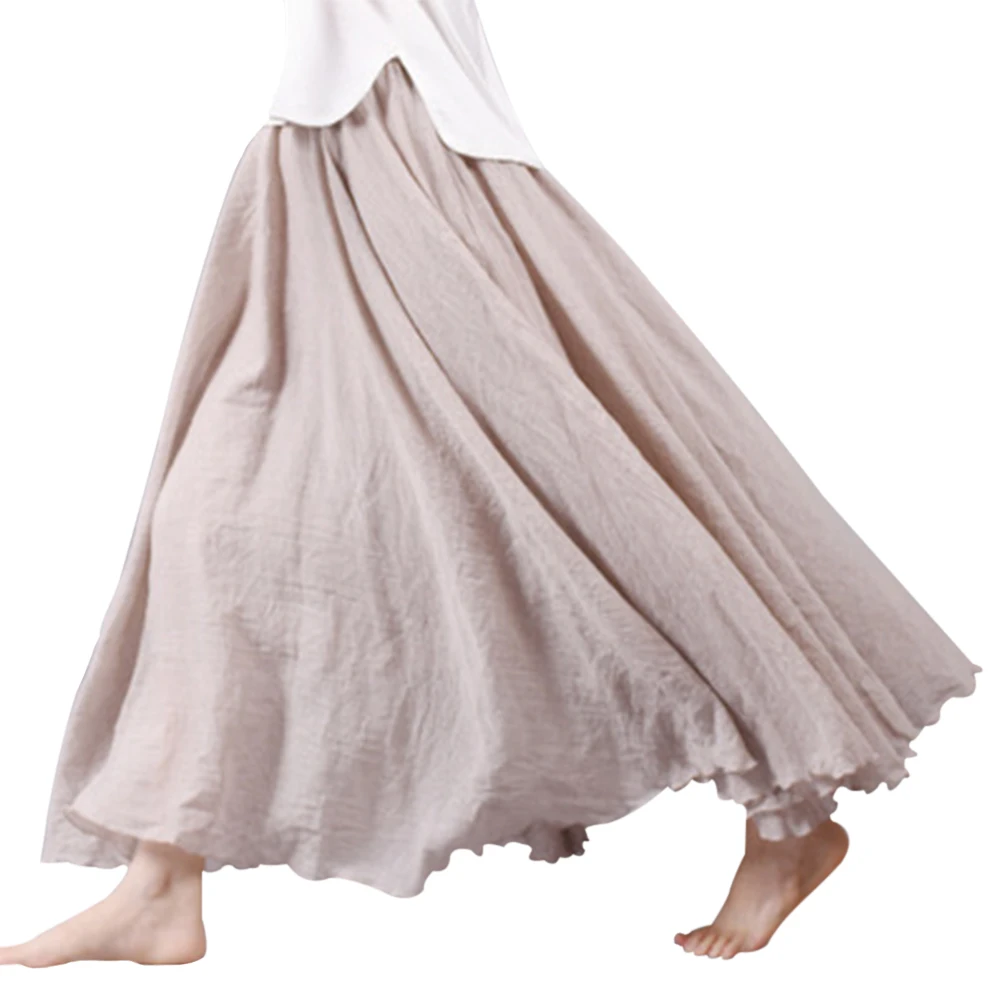 WENYUJH 2019 New Women Linen Cotton Long Skirts Elastic Waist Pleated Maxi Skirts Beach Boho Vintage Autumn Skirts Faldas Saia
WENYUJH 2019 New Women Linen Cotton Long Skirts Elastic Waist Pleated Maxi Skirts Beach Boho Vintage Autumn Skirts Faldas Saia