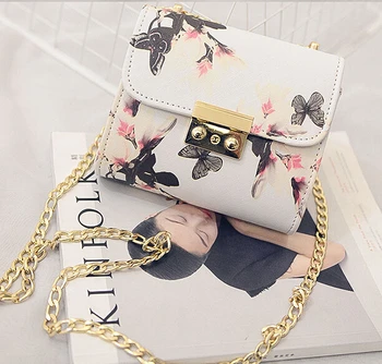 Fashion newest women's spring summer popular handbag vintage mini bag with chain butterfly flower pattern G-89268
Fashion newest women's spring summer popular handbag vintage mini bag with chain butterfly flower pattern G-89268
