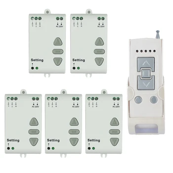 AC220V 500W Motor Forwards Reverse Remote Controller Motor Wireless Up Down Stop Remote Switch 5Motor Up Down Stop Independently
AC220V 500W Motor Forwards Reverse Remote Controller Motor Wireless Up Down Stop Remote Switch 5Motor Up Down Stop Independently