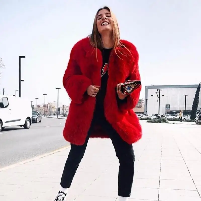 Elegant Female Luxury Wonderul Girls New Long Full Pelt Real Fox Fur Coat Ladies Winter Thicken Warm Soft Natural Fur Coat Women
Elegant Female Luxury Wonderul Girls New Long Full Pelt Real Fox Fur Coat Ladies Winter Thicken Warm Soft Natural Fur Coat Women