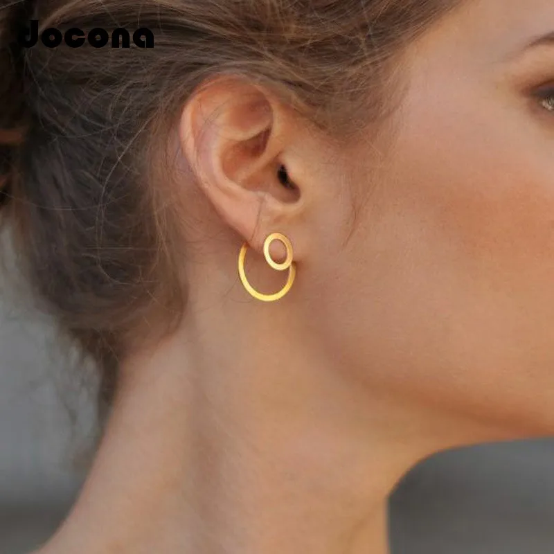 Docona Punk Gold Color Circle Stud Earrings for Women Metal Hollow Round Studs Earring Statement Jewelry Brincos 6555
Docona Punk Gold Color Circle Stud Earrings for Women Metal Hollow Round Studs Earring Statement Jewelry Brincos 6555