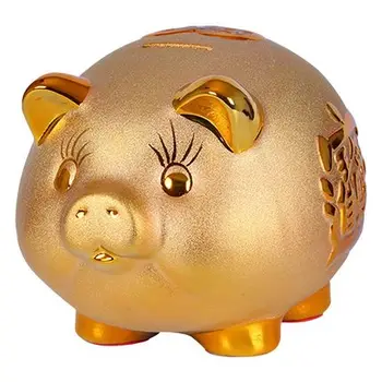 Lovely Ceramic Piggy Bank Home Decor Figurine Ornaments Money Saving Box Birthday Gifts
Lovely Ceramic Piggy Bank Home Decor Figurine Ornaments Money Saving Box Birthday Gifts