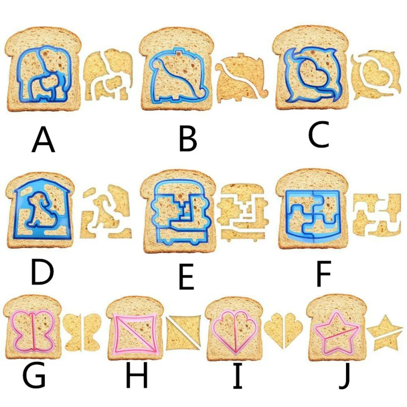 Baking Cake Bread Toast Mould Maker Puzzle Shape Sandwich Mould Cutter Kitchen Tool Dolphin Bear Car Dog Shape Sandwich Cutter
Baking Cake Bread Toast Mould Maker Puzzle Shape Sandwich Mould Cutter Kitchen Tool Dolphin Bear Car Dog Shape Sandwich Cutter