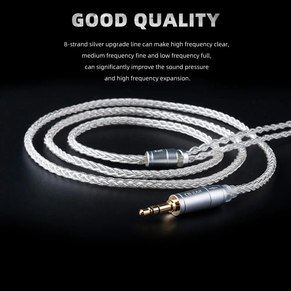 FDBRO 2019 New Hot 8 Core Upgraded Silver Cable 2pin/MMCX/QDC With 2.5/3.5/4.4 Earphone Cable For CCA A10 C10 ZS10 ZST IM2 X6
FDBRO 2019 New Hot 8 Core Upgraded Silver Cable 2pin/MMCX/QDC With 2.5/3.5/4.4 Earphone Cable For CCA A10 C10 ZS10 ZST IM2 X6