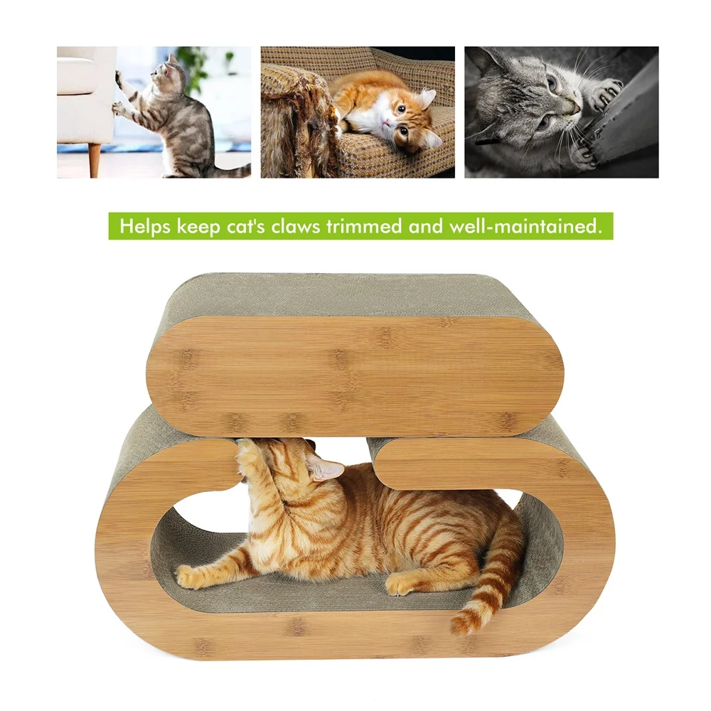 RU Domestic Delivery Cat Scratching Post 2-in-1 Space Saved Design Cat Scratcher Floor Eco-Friendly Cat Toys Cat Bed with Catnip
RU Domestic Delivery Cat Scratching Post 2-in-1 Space Saved Design Cat Scratcher Floor Eco-Friendly Cat Toys Cat Bed with Catnip