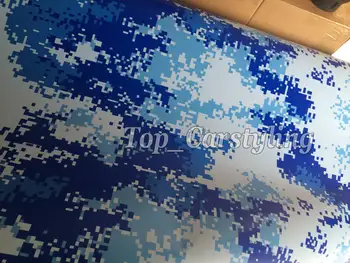 150x50cm( 59"x19") digital blue Camo Vinyl For CAR / MOTOR / BIKE WRAP COVERING With Air Bubble Free SELF Adhesive
150x50cm( 59"x19") digital blue Camo Vinyl For CAR / MOTOR / BIKE WRAP COVERING With Air Bubble Free SELF Adhesive