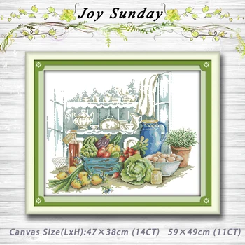 Kitchen vegetable decor painting Counted Cross Stitch dmc 11CT 14CT Cross Stitch Kits for Embroidery Home Decor Needlework 
Kitchen vegetable decor painting Counted Cross Stitch dmc 11CT 14CT Cross Stitch Kits for Embroidery Home Decor Needlework