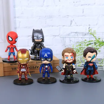 Promotion superhero Avengers Iron Man Hulk Captain America Superman Batman Action Figures gift collection of children's toys
Promotion superhero Avengers Iron Man Hulk Captain America Superman Batman Action Figures gift collection of children's toys