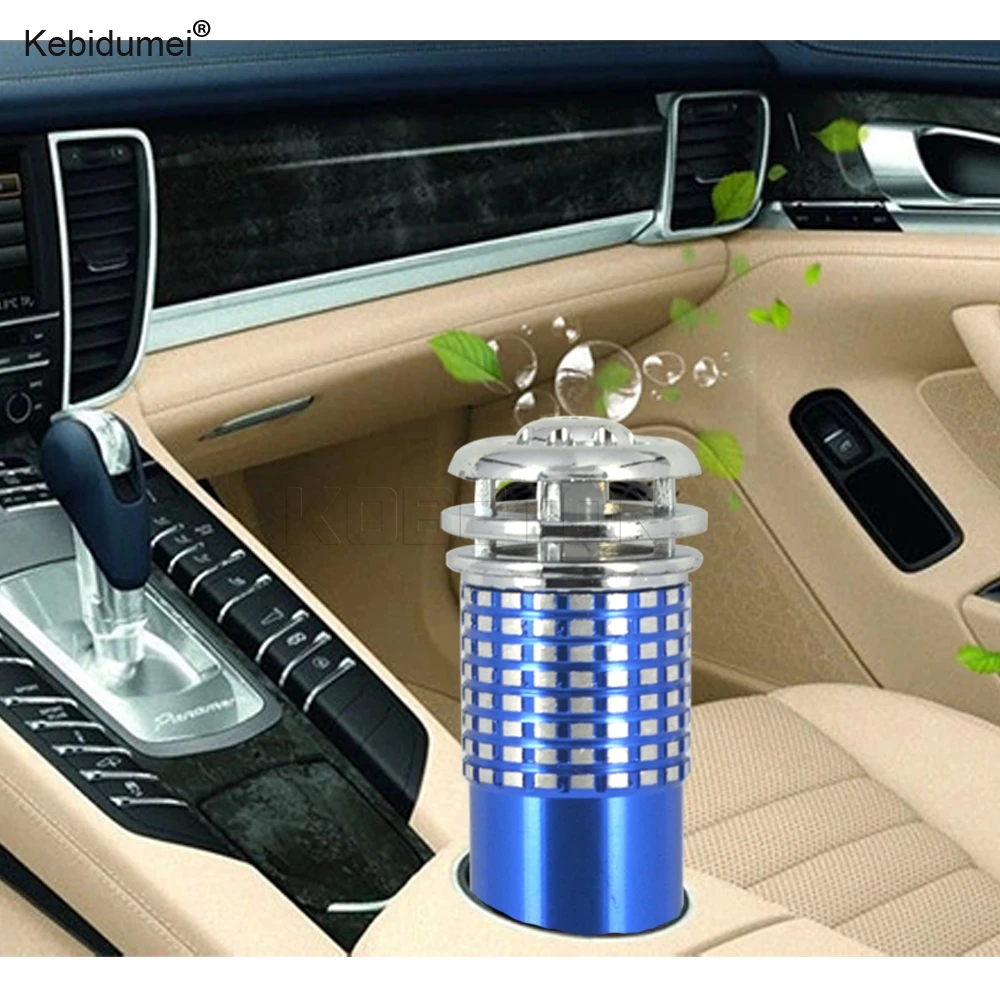 

Kebidumei Vehicle Air Purifier Mini Auto Car Fresh Air Anion Ionic Purifier Oxygen Bar Ozone Ionizer Interior Accessories DC12V