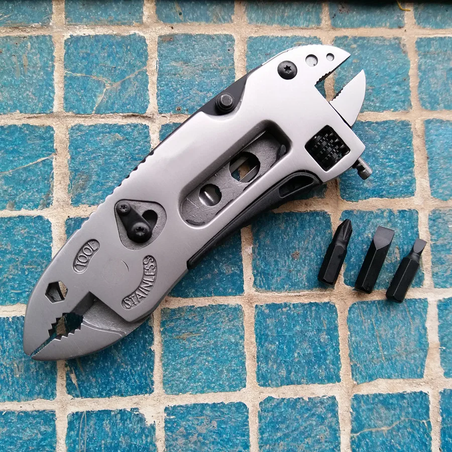 OEM JP Multi-Function Pliers With 420 Steel Outdoor Camping Survival Knife Spanner Multifunctional Wrench Plier Tools
OEM JP Multi-Function Pliers With 420 Steel Outdoor Camping Survival Knife Spanner Multifunctional Wrench Plier Tools