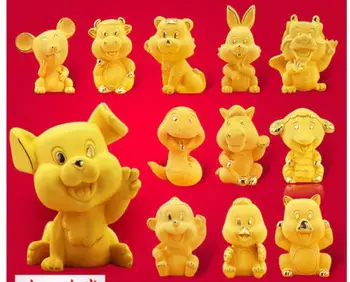 zodiac animal golden dog New Year presents gold craft gifts twelve zodiac animals such as velvet gold tiger dragon snake
zodiac animal golden dog New Year presents gold craft gifts twelve zodiac animals such as velvet gold tiger dragon snake