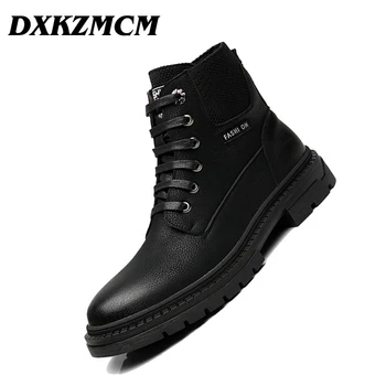 DXKZMCM Men's Boot Winter Leather Ankle Boots Men Autumn Handmade Snow Boots Leisure Autumn Boots Mens Shoes
DXKZMCM Men's Boot Winter Leather Ankle Boots Men Autumn Handmade Snow Boots Leisure Autumn Boots Mens Shoes