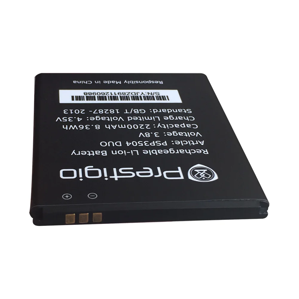 New battery For psp3504 Duo 2200Mah Replacement Phone Battery For Prestigio Muze C3 3504 PSP3504 Duo
New battery For psp3504 Duo 2200Mah Replacement Phone Battery For Prestigio Muze C3 3504 PSP3504 Duo