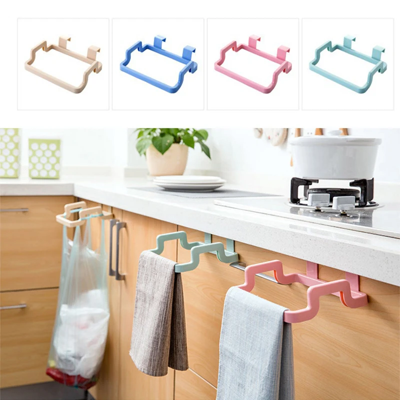 Green Cabinet Garbage Bag Bracket Multi-function Portable Storage Rack Creative Cabinet Door Bracket Towel Rack Kitchen Tools
Green Cabinet Garbage Bag Bracket Multi-function Portable Storage Rack Creative Cabinet Door Bracket Towel Rack Kitchen Tools