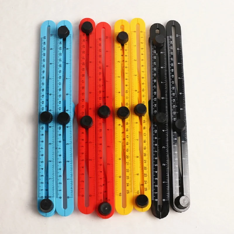 ABS Plastic Activities Four Folding Ruler Metric And Inch Scale Multi-Function Measurement Square Ruler
ABS Plastic Activities Four Folding Ruler Metric And Inch Scale Multi-Function Measurement Square Ruler