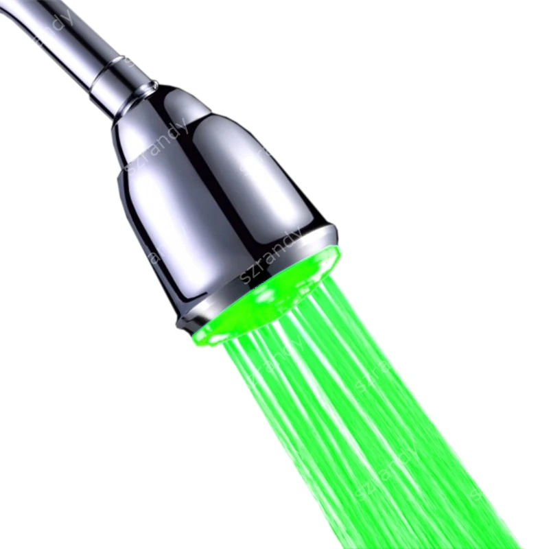 Single Green Color LED top shower head for bathroom water powered LED sprinkler no need battery
Single Green Color LED top shower head for bathroom water powered LED sprinkler no need battery