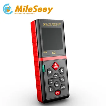 

Mileseey S2 laser distance Meter 40M 60M 100M with Bubble Level Smart Single Area And Volume Measurement Laser RangeFinder