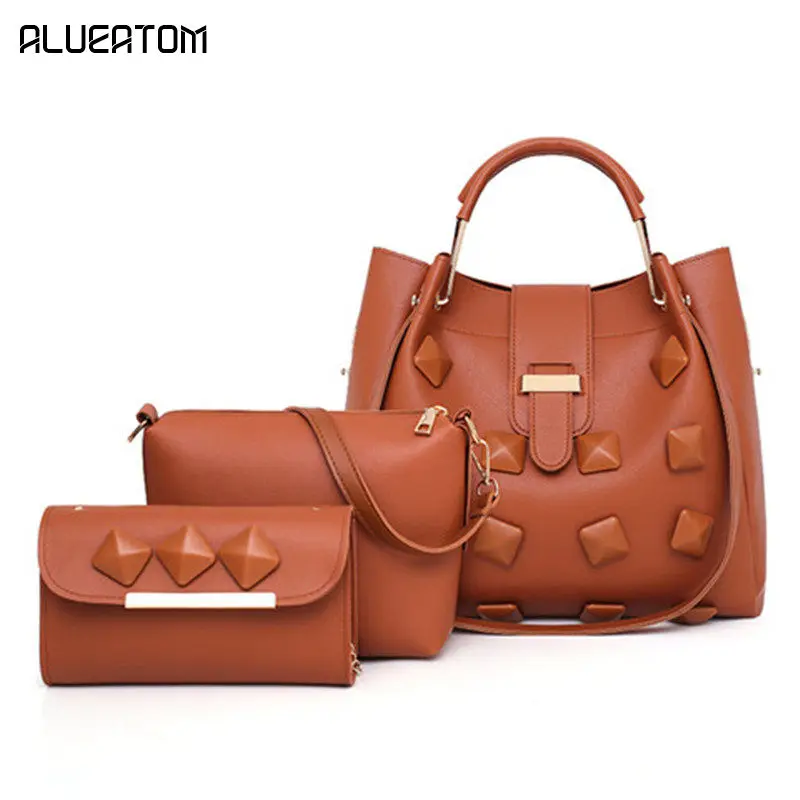 3pcs New PU Women's Handbags European Fashion Design Bags zipper Shoulder Bag Solid Ladies Messenger Bags
3pcs New PU Women's Handbags European Fashion Design Bags zipper Shoulder Bag Solid Ladies Messenger Bags