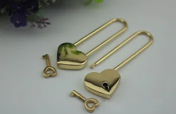 100pcs/lot DIY heart-shaped lock act the role ofing is tasted lock pale golden the padlock luggage hardware accessories
100pcs/lot DIY heart-shaped lock act the role ofing is tasted lock pale golden the padlock luggage hardware accessories