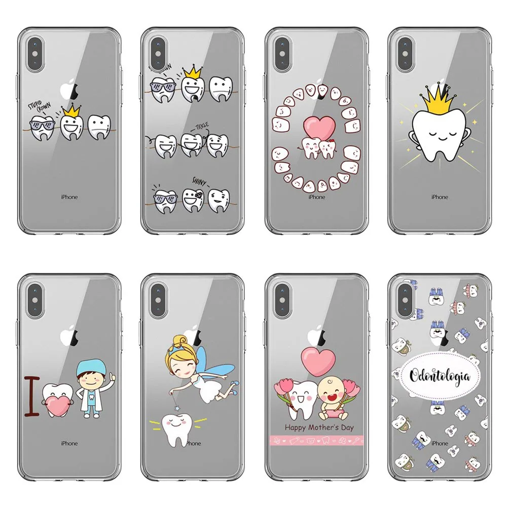 Cute funny cartoon teeth and dentists soft silicone TPU Case for iphone X MAX XR 5S SE 6 6S Plus 7 8 Plus Phone Cover
Cute funny cartoon teeth and dentists soft silicone TPU Case for iphone X MAX XR 5S SE 6 6S Plus 7 8 Plus Phone Cover