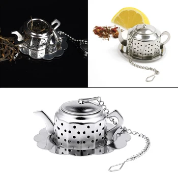 1pc Cute Tea Infuser Teapot Stainless Steel Shape Tea Leaf Spice Strainer Mesh Filter Tea Strainer Teaware Tools Accessories
1pc Cute Tea Infuser Teapot Stainless Steel Shape Tea Leaf Spice Strainer Mesh Filter Tea Strainer Teaware Tools Accessories