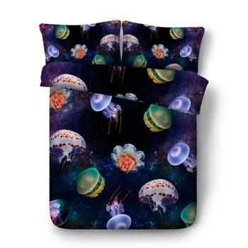 JF-539 Kids children bed set 4pcs Luxury Galaxy and jellyfish bedding sheets boys girls single full queen super king duvet cover
JF-539 Kids children bed set 4pcs Luxury Galaxy and jellyfish bedding sheets boys girls single full queen super king duvet cover