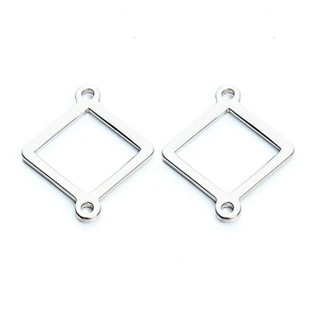 20pcs/lot 17.5*22mm Stainless Steel Metal Charm Connector For Bracelet Necklace Hollow Out Connectors Diy Jewelry Making F3513
20pcs/lot 17.5*22mm Stainless Steel Metal Charm Connector For Bracelet Necklace Hollow Out Connectors Diy Jewelry Making F3513