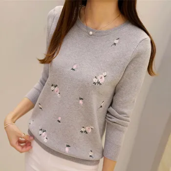 New 2019 Autumn Sweater Women Embroidery Knitted Winter Women Sweater And Pullover Female Tricot Jersey Jumper Pull Femme NO757
New 2019 Autumn Sweater Women Embroidery Knitted Winter Women Sweater And Pullover Female Tricot Jersey Jumper Pull Femme NO757