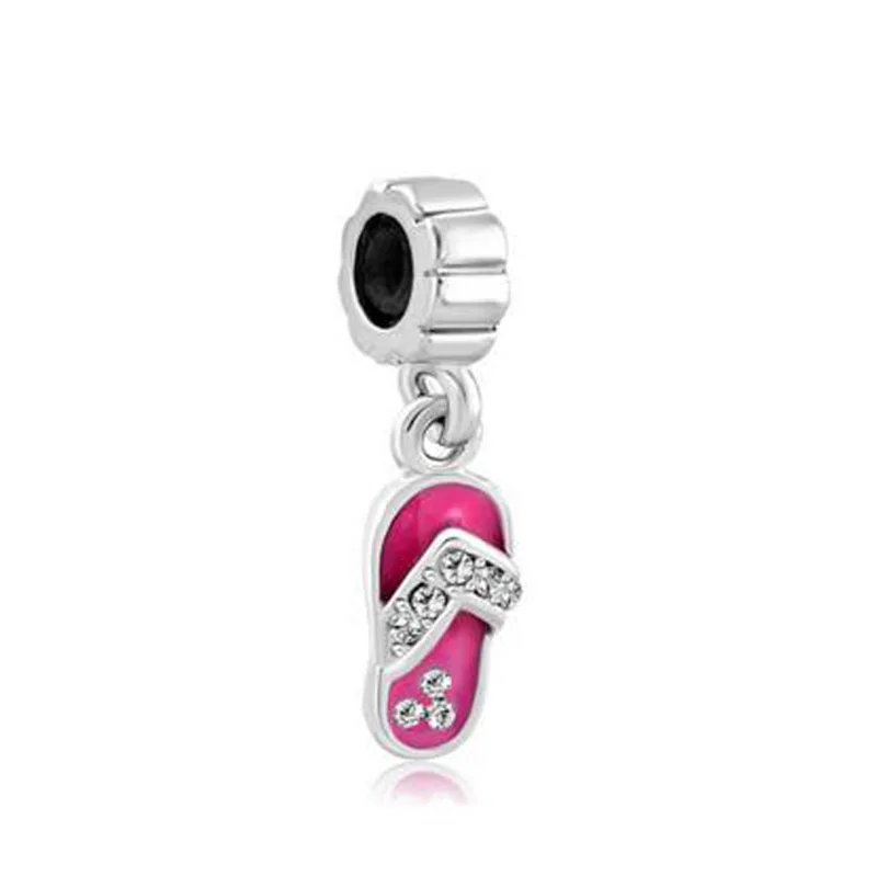 Free shipping 5 mm straight holes pink slippers Epoxy white zircon pendant beads fit Pandora charm bracelet
Free shipping 5 mm straight holes pink slippers Epoxy white zircon pendant beads fit Pandora charm bracelet