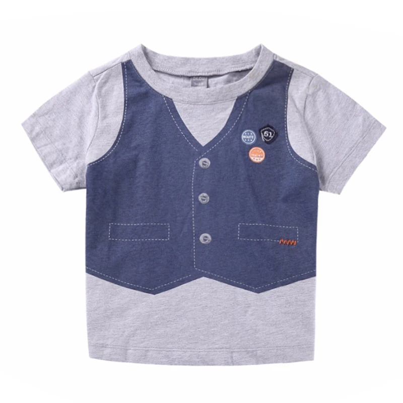Baby Boys T-shirt Children Short Sleeve Tee Infant Shirt Simulation Tshirt New Summer Top Kids Boy Solid Cotton T shirt Clothes
Baby Boys T-shirt Children Short Sleeve Tee Infant Shirt Simulation Tshirt New Summer Top Kids Boy Solid Cotton T shirt Clothes