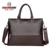 FEIDIKABOLO Cow Leather Men's Handbag New Fashion High-Capacity Business Bag Leisure Shoulder Messenger Computer Bag 
FEIDIKABOLO Cow Leather Men's Handbag New Fashion High-Capacity Business Bag Leisure Shoulder Messenger Computer Bag