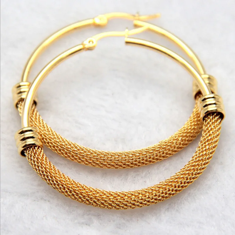 2017 new ! women fashion 4 size round mesh cross earring golden/silver color stainless steel jewelry big circle earring se01
2017 new ! women fashion 4 size round mesh cross earring golden/silver color stainless steel jewelry big circle earring se01