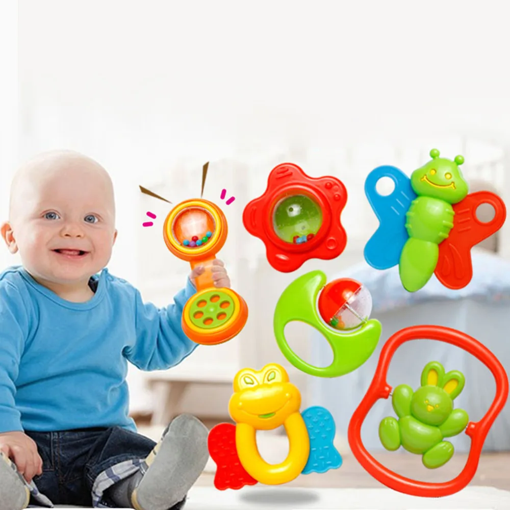 6pcs/set Baby Toys New Plastic Hand Jingle Shaking Bell Ring Rattle Toddler Kids Handbell Music Toy for Newborn Children
6pcs/set Baby Toys New Plastic Hand Jingle Shaking Bell Ring Rattle Toddler Kids Handbell Music Toy for Newborn Children