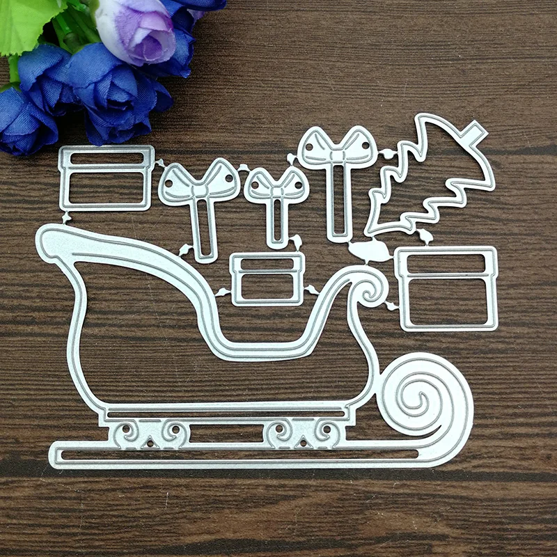 8Pcs Christmas sleigh Metal Cutting Dies For DIY Scrapbooking Album Embossing Paper Cards Decorative Crafts
8Pcs Christmas sleigh Metal Cutting Dies For DIY Scrapbooking Album Embossing Paper Cards Decorative Crafts
