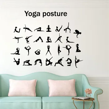 Creative Yoga Posture Wall Sticker Vinyl Art Removable Poster Mural Yoga Studio Bedroom Decals Decor LY1340
Creative Yoga Posture Wall Sticker Vinyl Art Removable Poster Mural Yoga Studio Bedroom Decals Decor LY1340