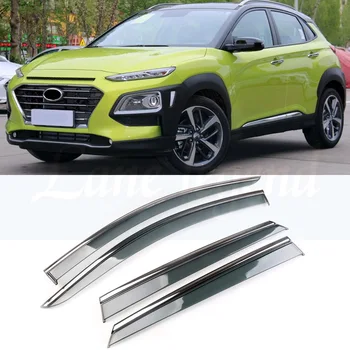 Window Visor Awnings For Hyundai/Kona Encino Kauai 2017 2018 2019 Sun Rain Guard Deflector Car Accessories 
Window Visor Awnings For Hyundai/Kona Encino Kauai 2017 2018 2019 Sun Rain Guard Deflector Car Accessories