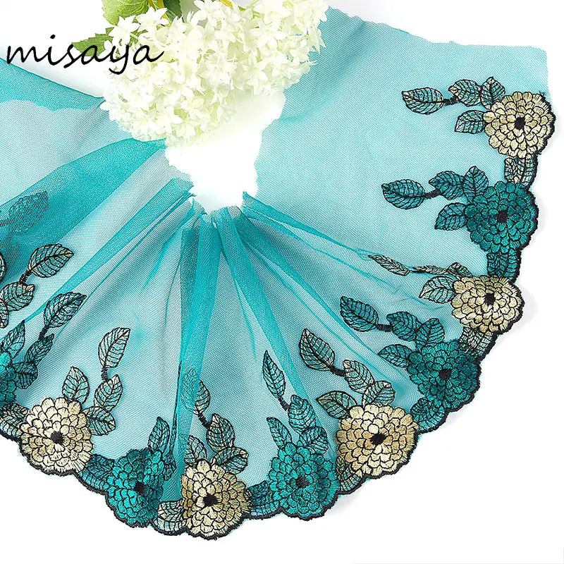 Misaya 2Yards African Lace Fabric 2Color Lace Ribbon DIY Embroidered Net Lace Trim Fabric Ribbons For Sewing Decoration Supplies
Misaya 2Yards African Lace Fabric 2Color Lace Ribbon DIY Embroidered Net Lace Trim Fabric Ribbons For Sewing Decoration Supplies