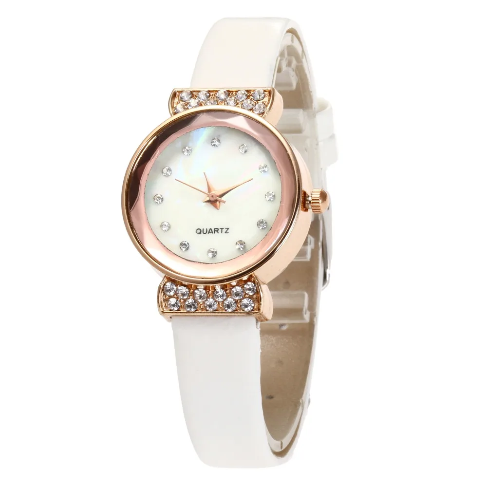 High Quality Exquisite Rhinestone Small Dial Beautiful Fashion Women Bracelet Watch Leather Casual Round Quartz Wrist Watch #S
High Quality Exquisite Rhinestone Small Dial Beautiful Fashion Women Bracelet Watch Leather Casual Round Quartz Wrist Watch #S