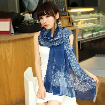 Scarves For Women Fashion 2018 Spring Floral Long Yarn Scarf Blue White Cashew Flower Print Shawl Cotton Scarf Hijab
Scarves For Women Fashion 2018 Spring Floral Long Yarn Scarf Blue White Cashew Flower Print Shawl Cotton Scarf Hijab