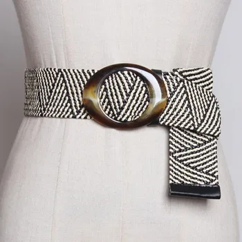 SeeBeautiful New Fashion 2020 Summer Autumn Ethnic Oval Buckle Striped Weave Girdle Long Knitted Waist Belts Woman U585
SeeBeautiful New Fashion 2020 Summer Autumn Ethnic Oval Buckle Striped Weave Girdle Long Knitted Waist Belts Woman U585