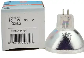 For Osram EKP/ENA 30V 80W Halogen Lamp,NAED 54734,8mm Projection Surgical lights,30V80W GX5.3 Projector Bulb
For Osram EKP/ENA 30V 80W Halogen Lamp,NAED 54734,8mm Projection Surgical lights,30V80W GX5.3 Projector Bulb