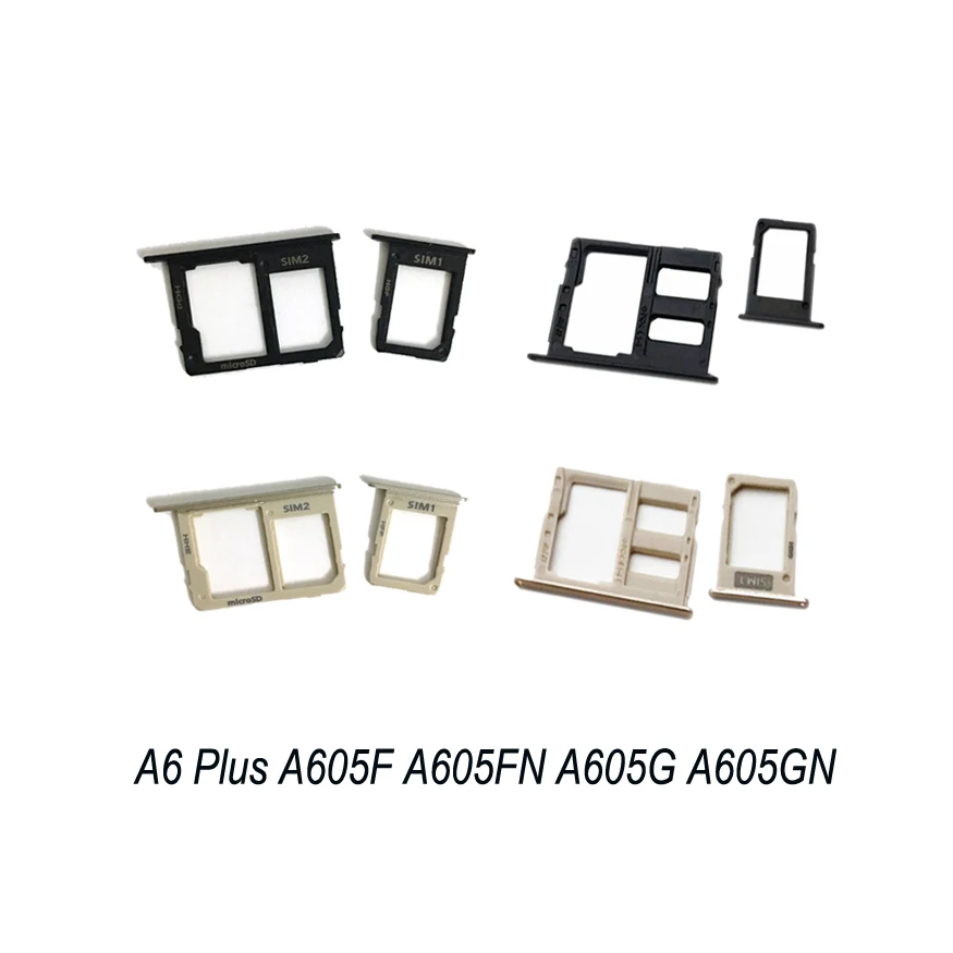 For Samsung Galaxy A6 Plus 2018 A605 A605F A605FN A605G A605GN Original Phone Housing SIM Tray Adapter Micro SD Card Tray Holder
For Samsung Galaxy A6 Plus 2018 A605 A605F A605FN A605G A605GN Original Phone Housing SIM Tray Adapter Micro SD Card Tray Holder
