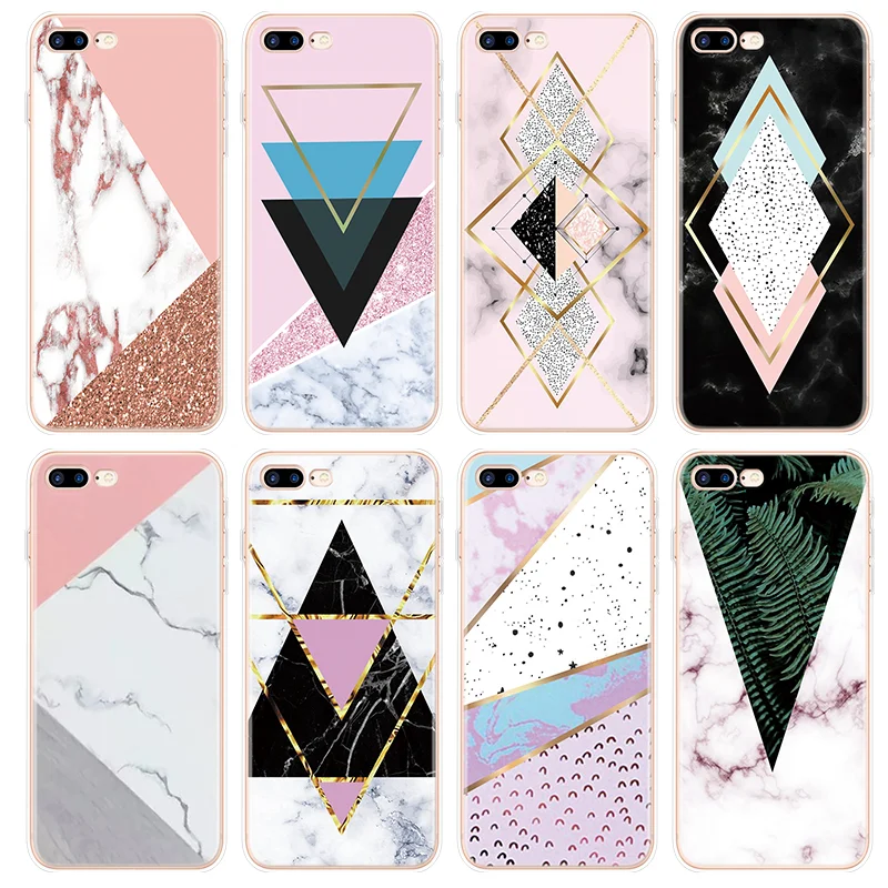Geometric Marble Transparent Phone Fundas For iPhone X XS Max XR For iPhone SE 5C 6S 4 5 6 7 8 Plus Case Soft Fall proof Covers
Geometric Marble Transparent Phone Fundas For iPhone X XS Max XR For iPhone SE 5C 6S 4 5 6 7 8 Plus Case Soft Fall proof Covers