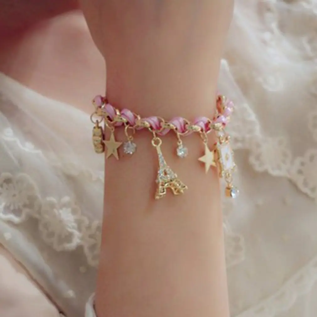 New Girls Lovely Five Pointed Star Charms Alloy Bracelet Korean Fashion Women Bangles Stylish Jewelry Accessories Birthday Gifts
New Girls Lovely Five Pointed Star Charms Alloy Bracelet Korean Fashion Women Bangles Stylish Jewelry Accessories Birthday Gifts