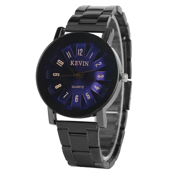 KEVIN Men' s Quartz Wrist Watch Blue / Red Elegent Dial With Black Stainless Steel Watches Strap Simple Design Relogio Feminino
KEVIN Men' s Quartz Wrist Watch Blue / Red Elegent Dial With Black Stainless Steel Watches Strap Simple Design Relogio Feminino